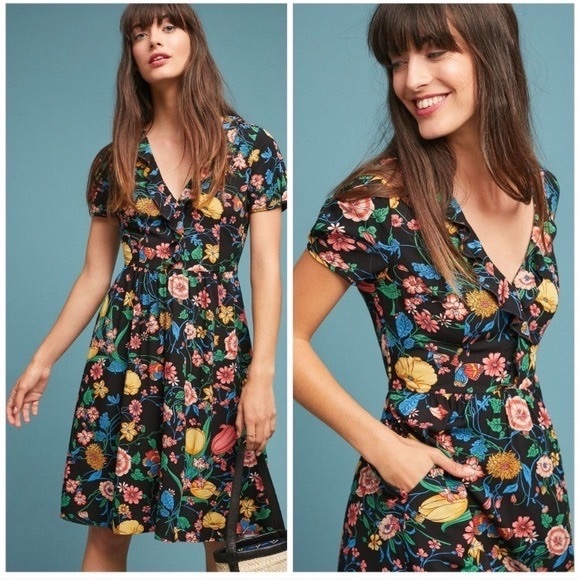 Anthropologie Dresses & Skirts - Anthropologie Maeve Bloedel Floral Dress Sz 10